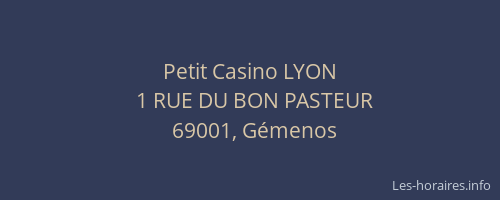 Petit Casino LYON