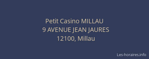 Petit Casino MILLAU