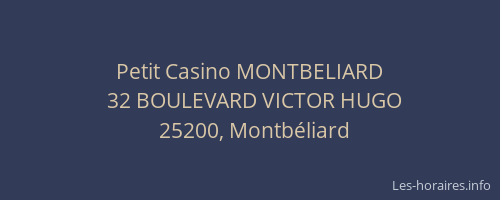 Petit Casino MONTBELIARD