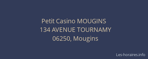 Petit Casino MOUGINS