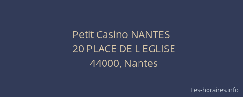 Petit Casino NANTES