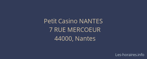 Petit Casino NANTES