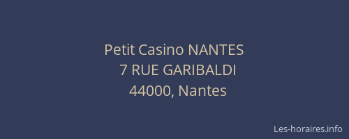 Petit Casino NANTES