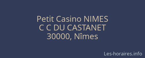 Petit Casino NIMES