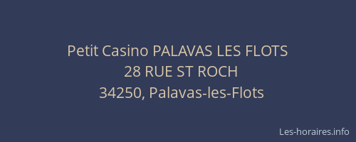 Petit Casino PALAVAS LES FLOTS