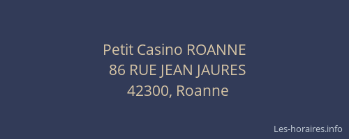 Petit Casino ROANNE