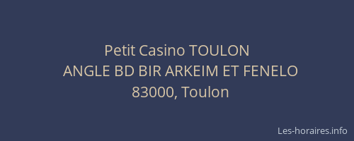 Petit Casino TOULON