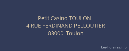 Petit Casino TOULON