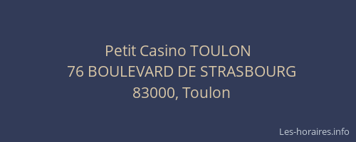 Petit Casino TOULON