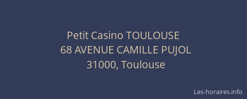 Petit Casino TOULOUSE