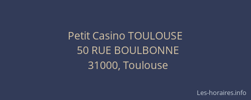 Petit Casino TOULOUSE