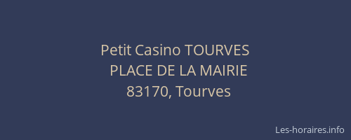 Petit Casino TOURVES