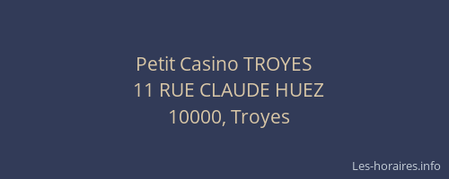 Petit Casino TROYES