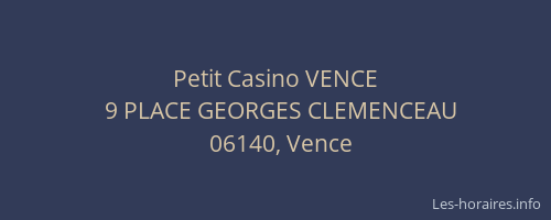 Petit Casino VENCE