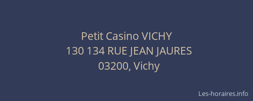 Petit Casino VICHY