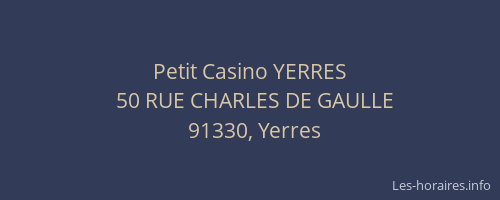 Petit Casino YERRES