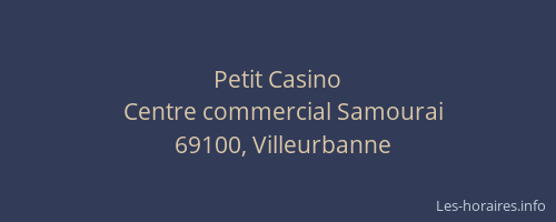 Petit Casino