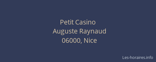 Petit Casino