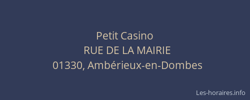 Petit Casino