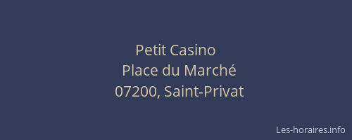 Petit Casino
