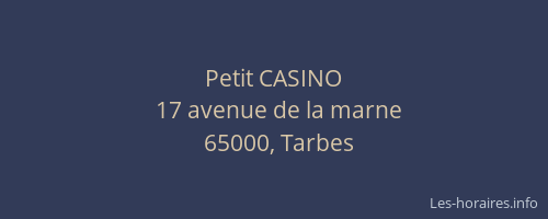 Petit CASINO