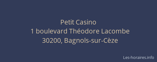 Petit Casino