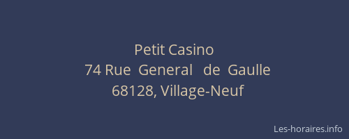 Petit Casino