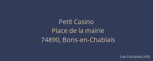 Petit Casino