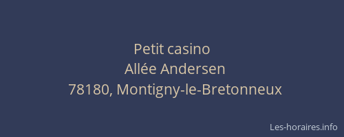Petit casino