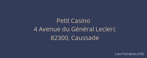 Petit Casino