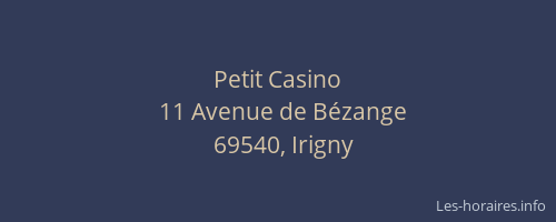 Petit Casino