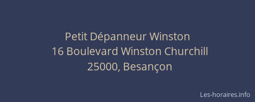 Petit Dépanneur Winston