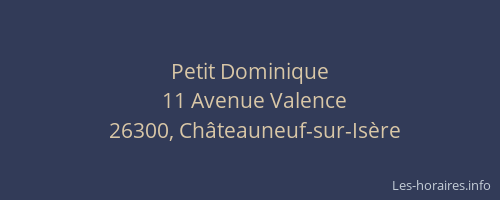 Petit Dominique