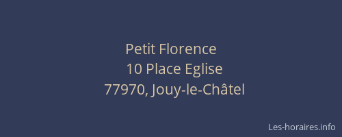 Petit Florence