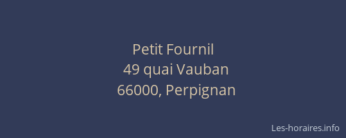 Petit Fournil