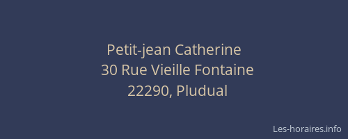 Petit-jean Catherine