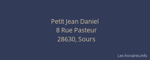 Petit Jean Daniel