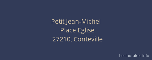 Petit Jean-Michel