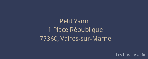 Petit Yann