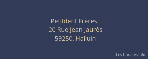 Petitdent Frères