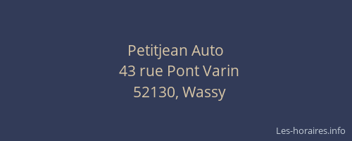 Petitjean Auto