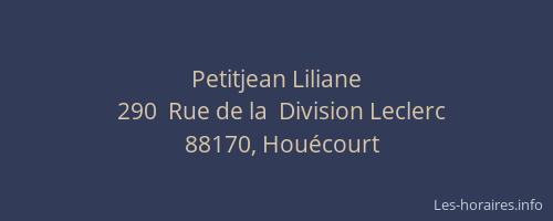 Petitjean Liliane