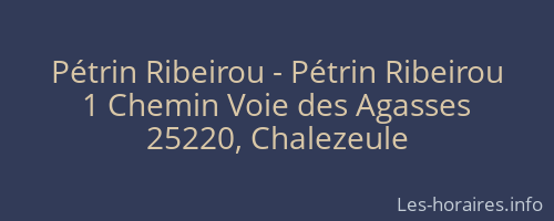Pétrin Ribeirou - Pétrin Ribeirou