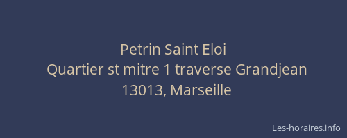 Petrin Saint Eloi