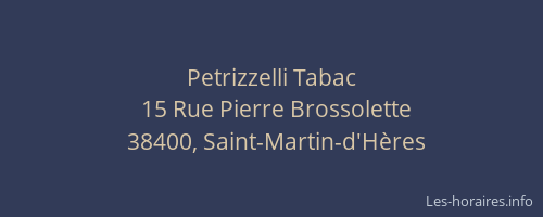 Petrizzelli Tabac