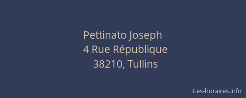 Pettinato Joseph