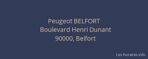 Peugeot BELFORT