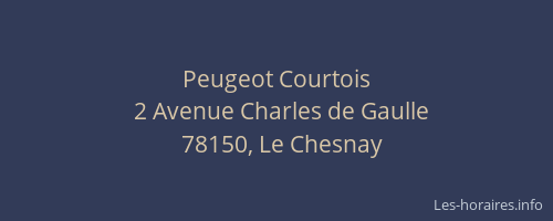 Peugeot Courtois