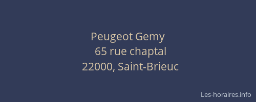 Peugeot Gemy