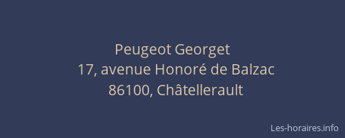 Peugeot Georget